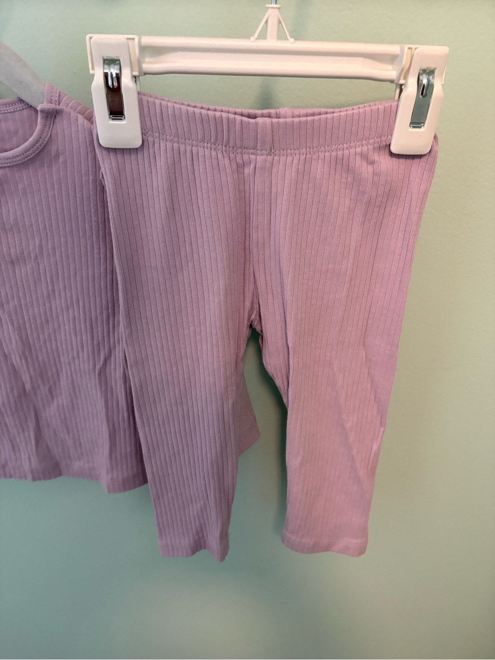 H&M Pastel Lilac Ribbed Baby Two-Piece Set - Picture 4 of 6